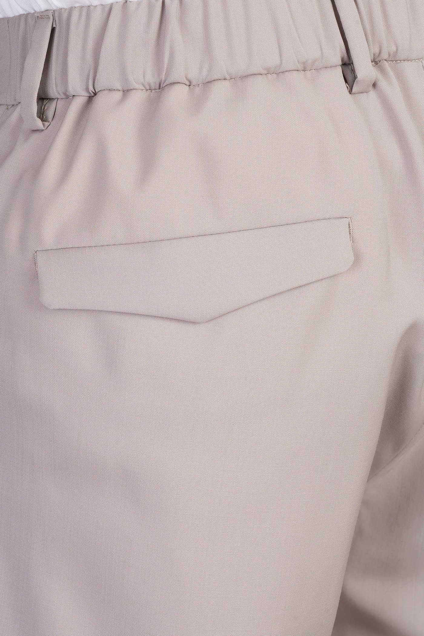 Shop Barena Venezia Pinco Pants In Beige Wool