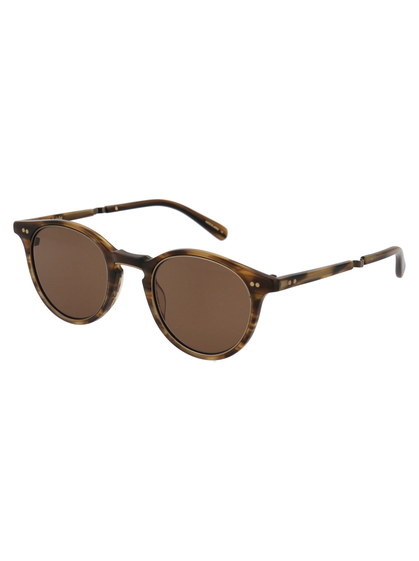 Garrett Leight Marmont S Sunglasses In Antique Gold