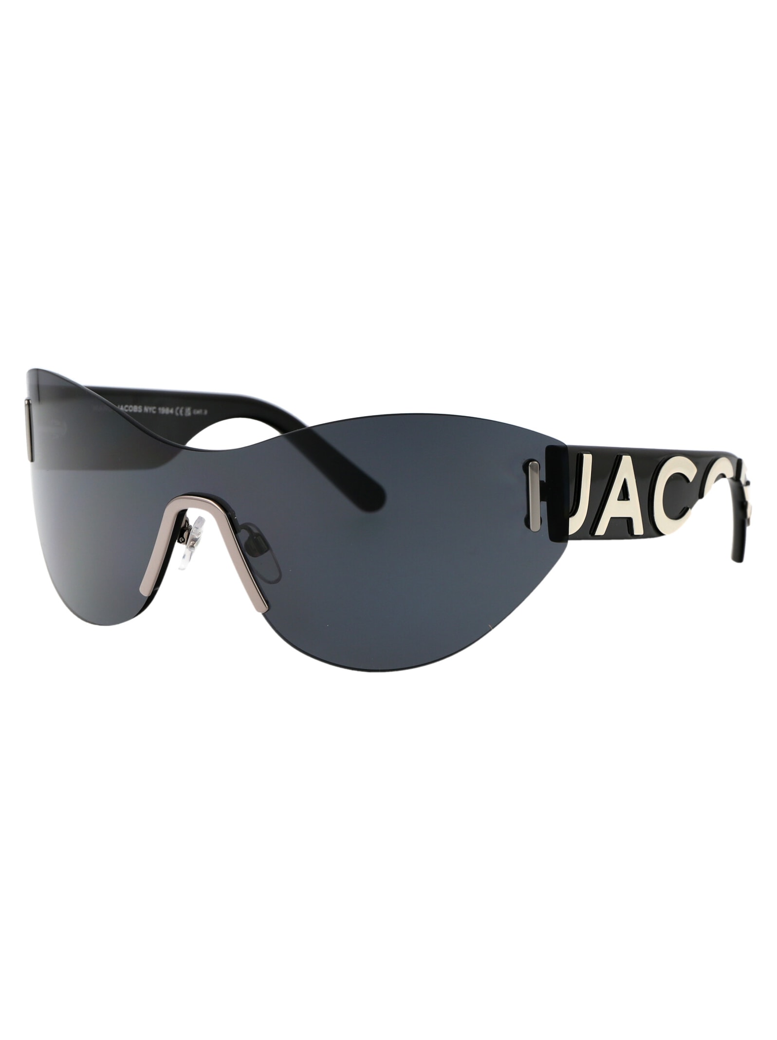 Shop Marc Jacobs Marc 737/s Sunglasses In 807ir Black