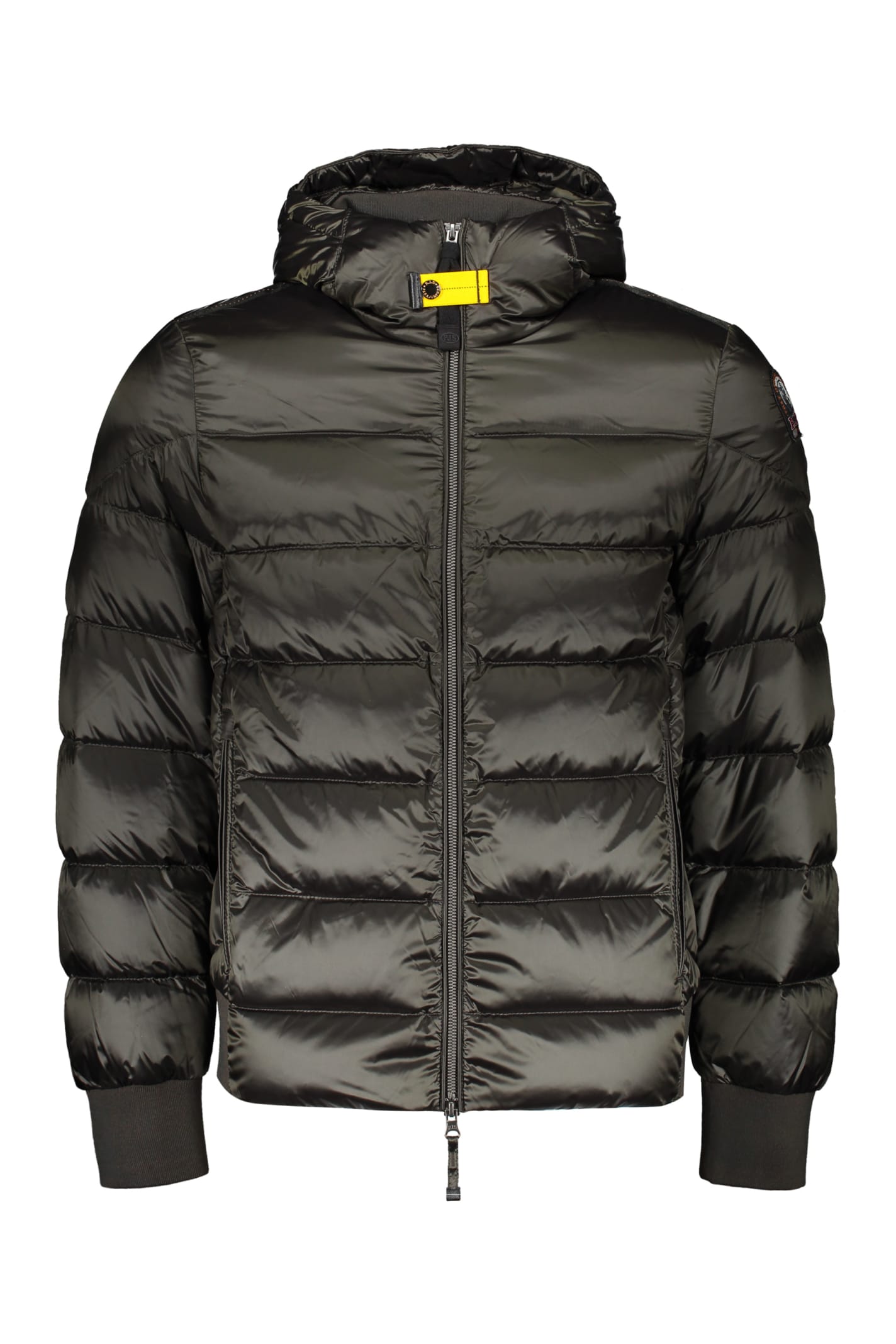 Parajumpers Pharrell Mens Glossy Down Jacket In Green