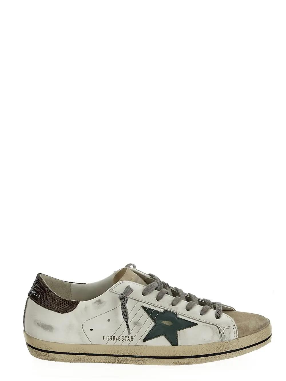 Shop Golden Goose Super-star Sneaker In White