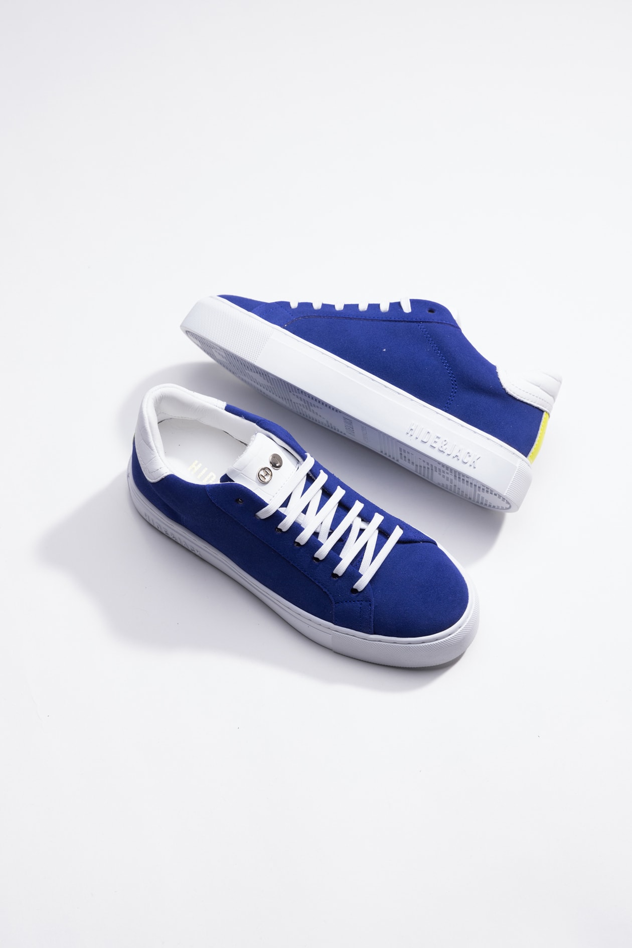 Shop Hide&amp;jack Low Top Sneaker - Essence Oil Azure White