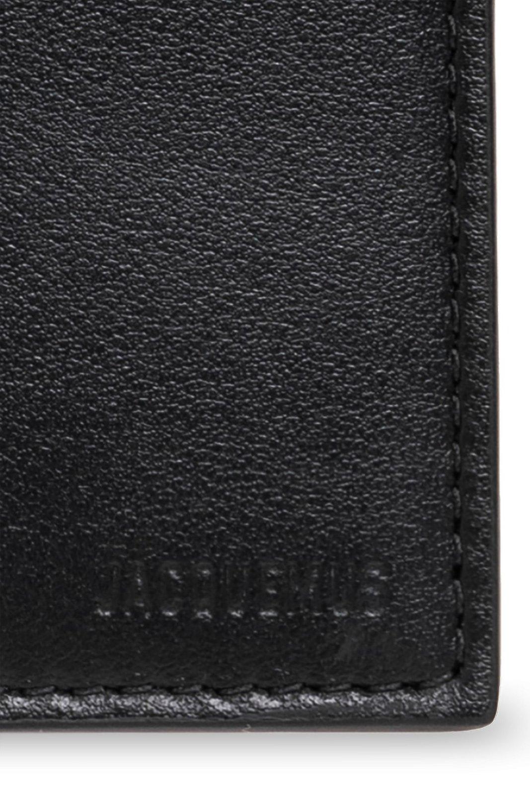 Shop Jacquemus Le Porte Carte Bambino Flap Coin Purse In Black