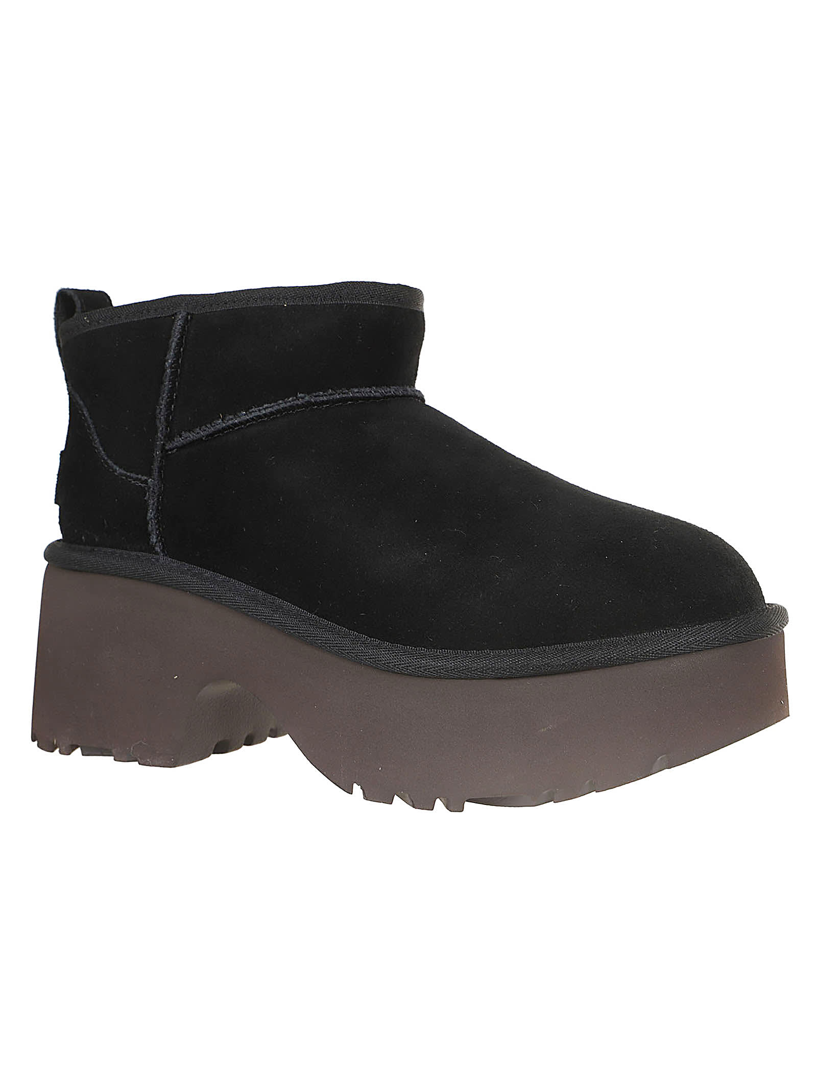 Ugg W Classic Ultra Mini New Heights In Blk Black