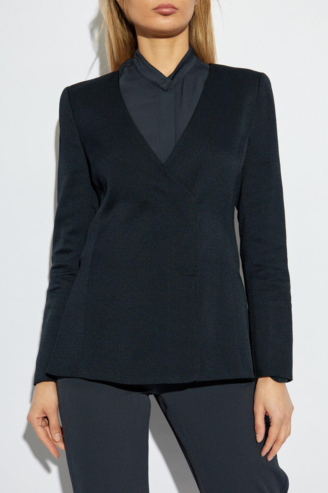 EMPORIO ARMANI TAILORED V-NECK JACKET