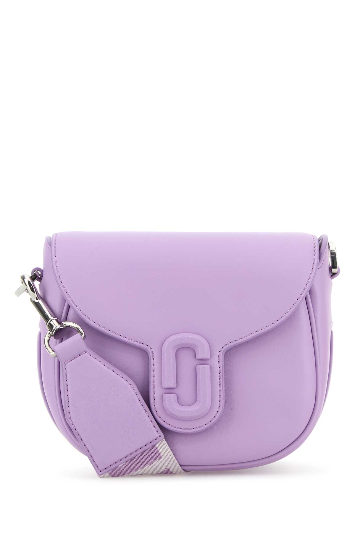 Lilac Leather Crossbody Bag