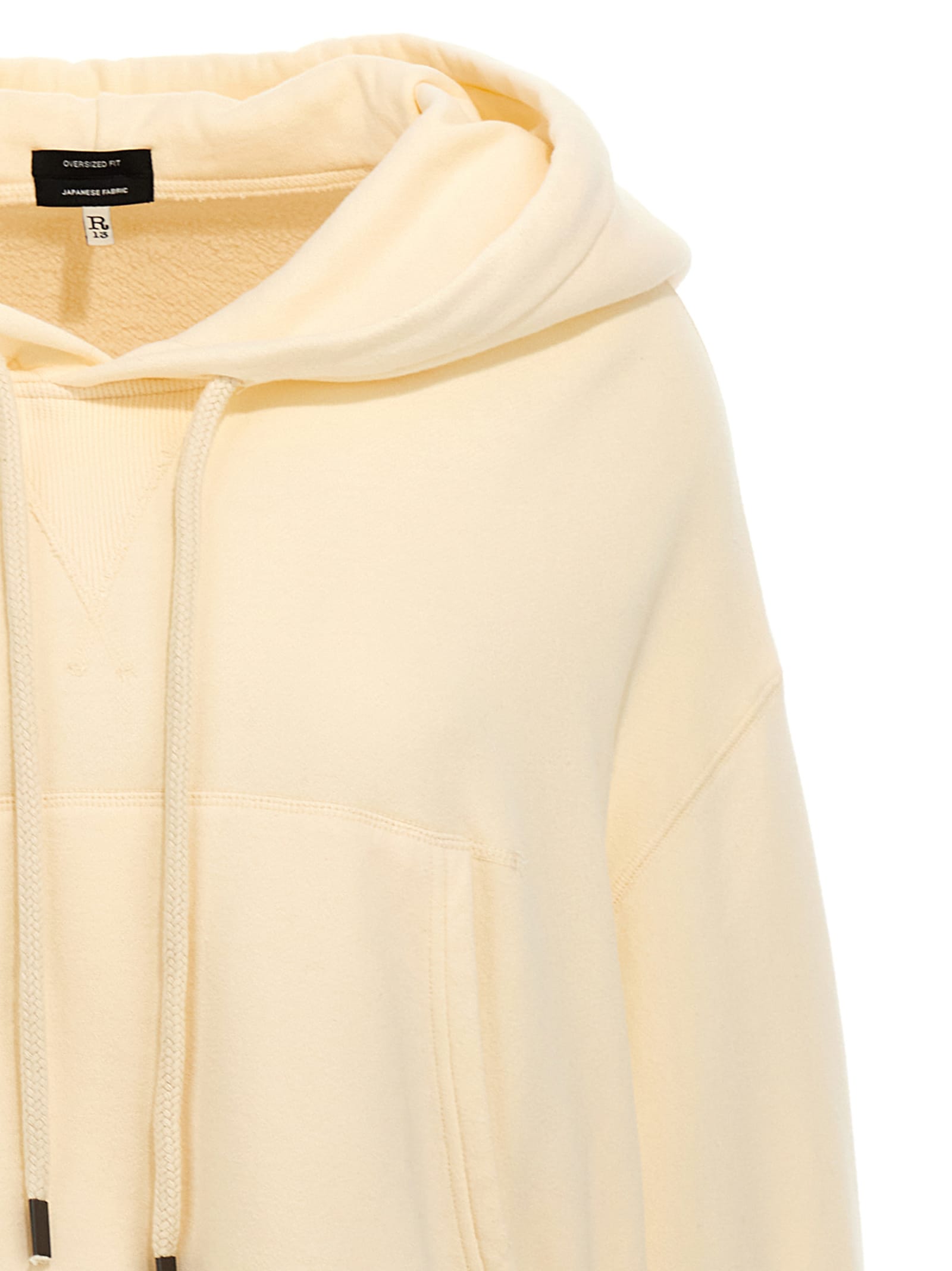 Shop R13 Balloon Hoodie In White