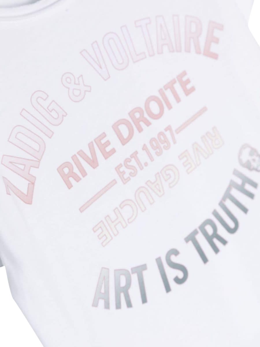 Shop Zadig &amp; Voltaire Tee Shirt In White