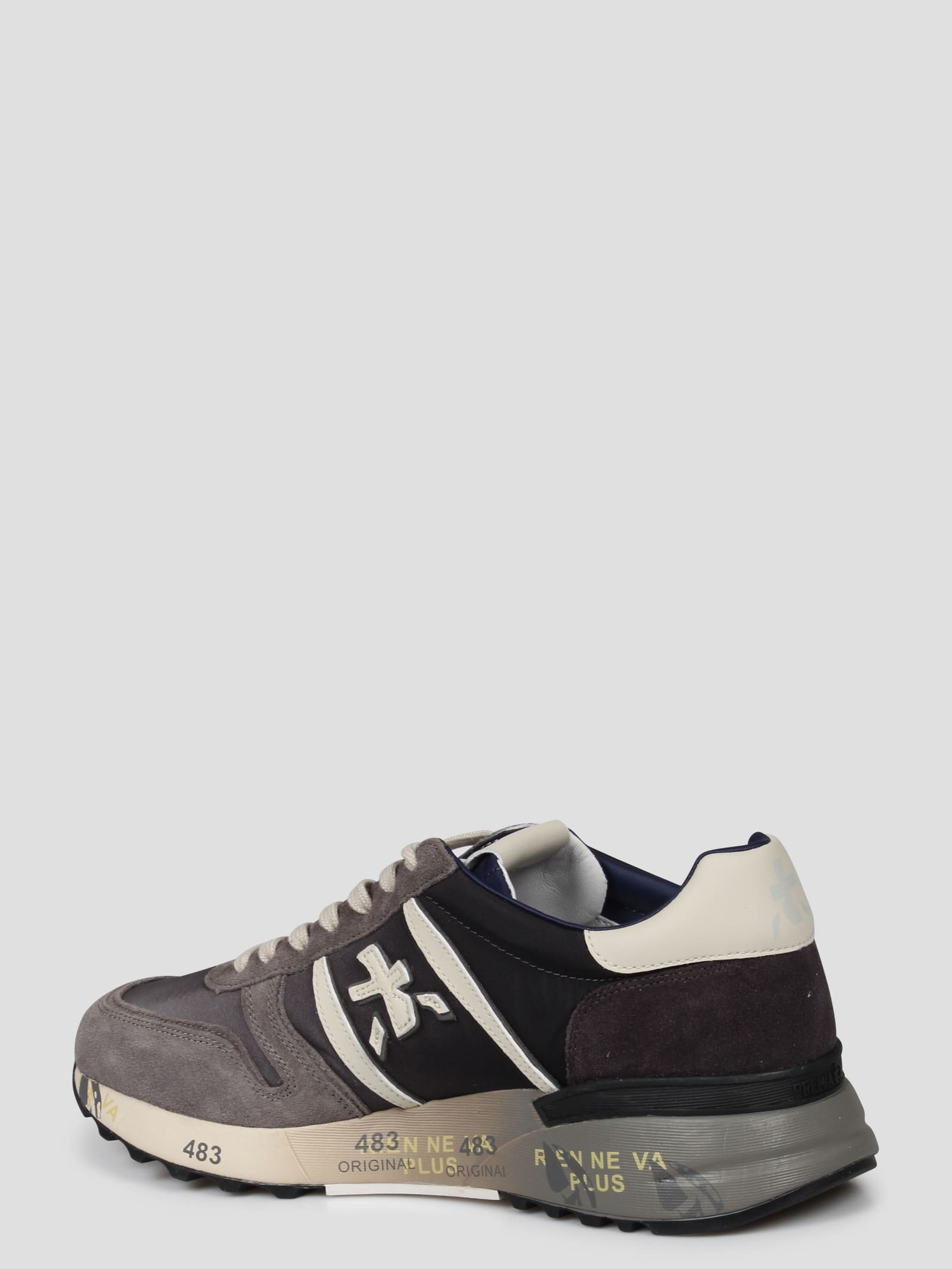 Shop Premiata Lander 6906 Sneakers In Grey