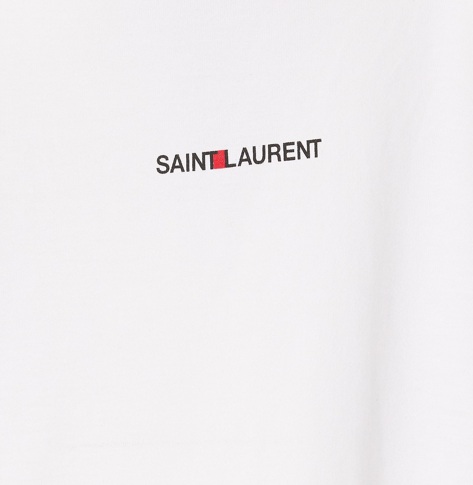 Shop Saint Laurent Rive Gauche T-shirt In White