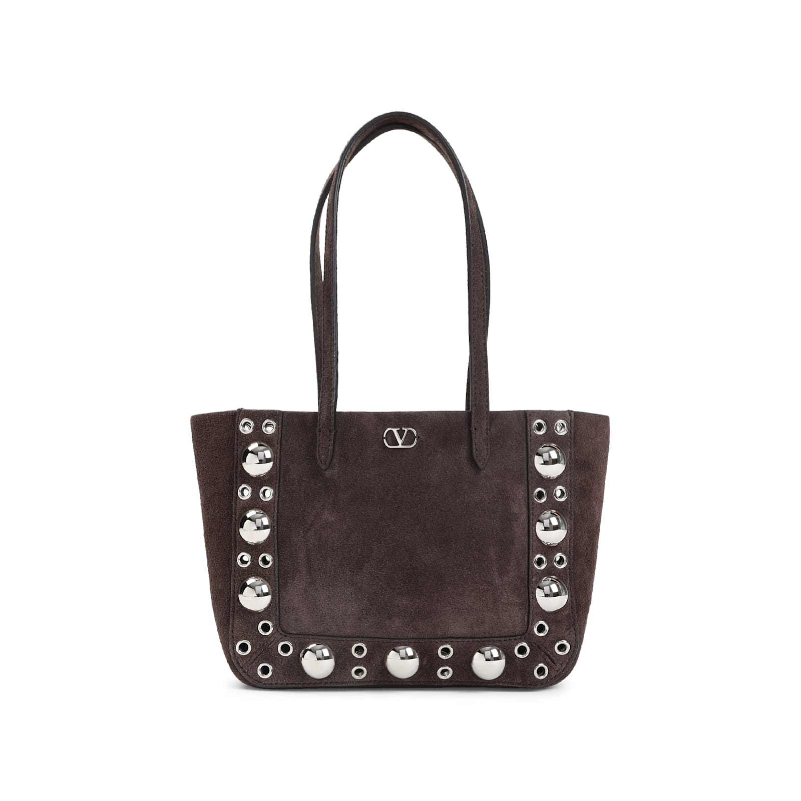 Valentino Studded Tote | Nellcote In Brown
