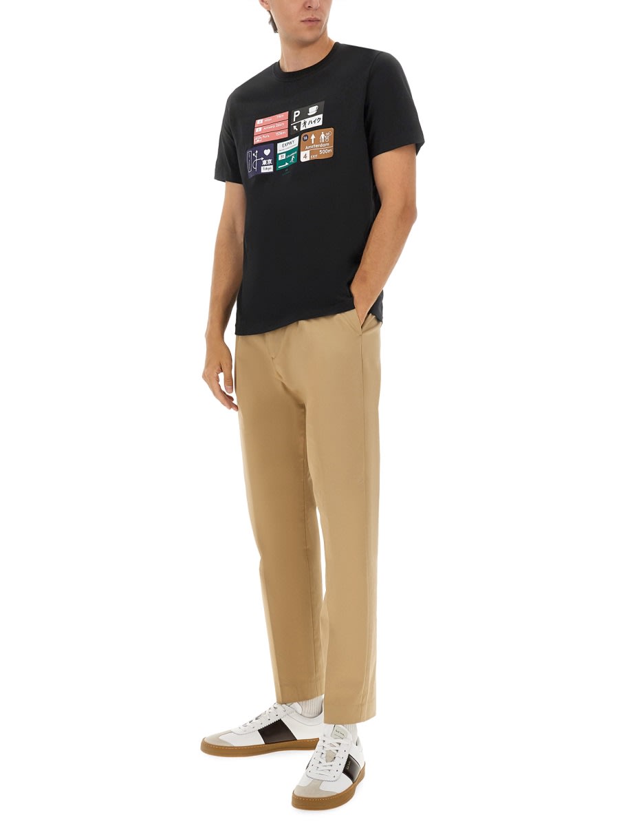 Ps By Paul Smith Ps Paul Smith Regular Fit T-shirt In Black