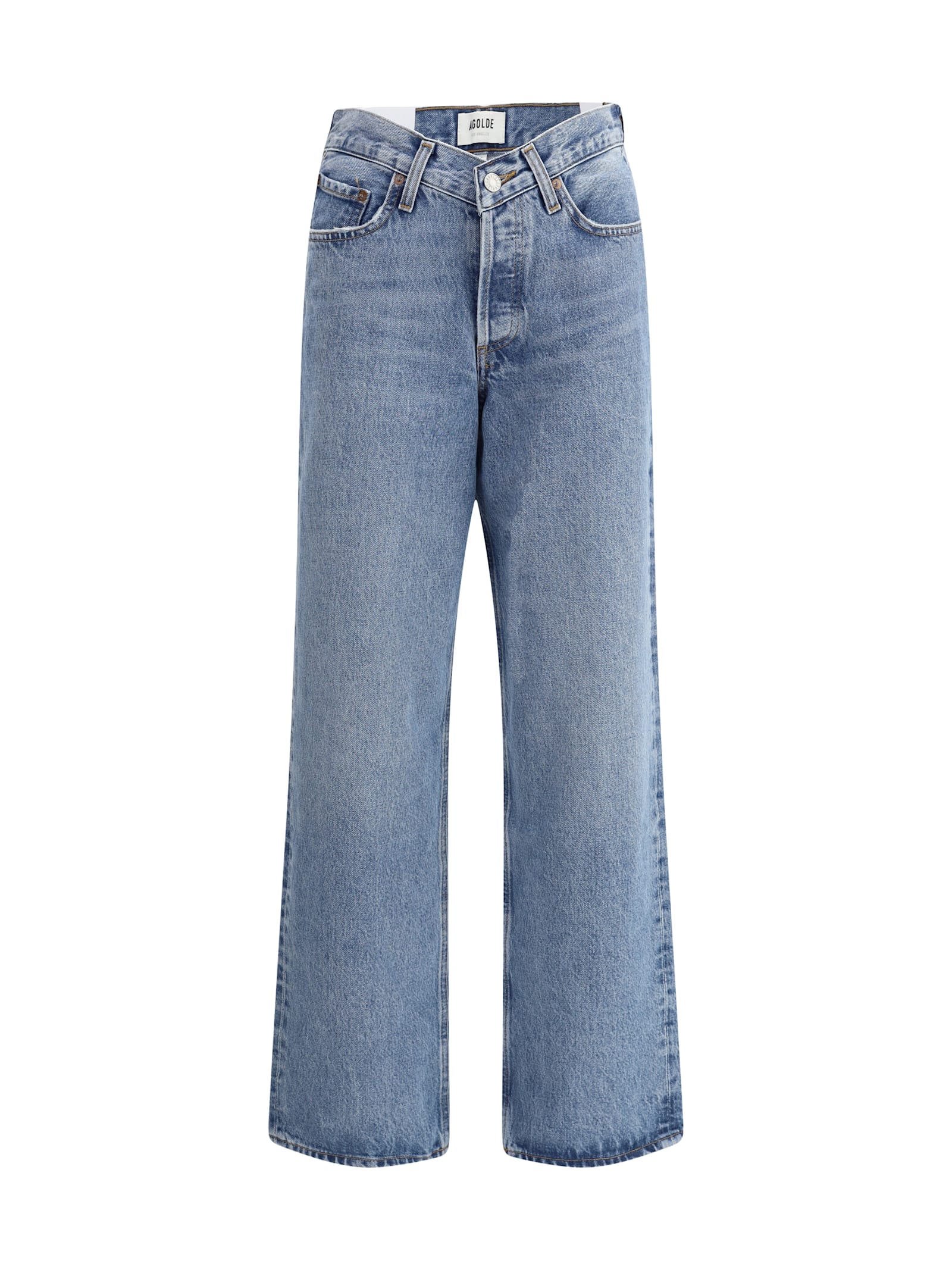 Agolde V-waist Baggy Jeans In Fairway (vint Md Ind)