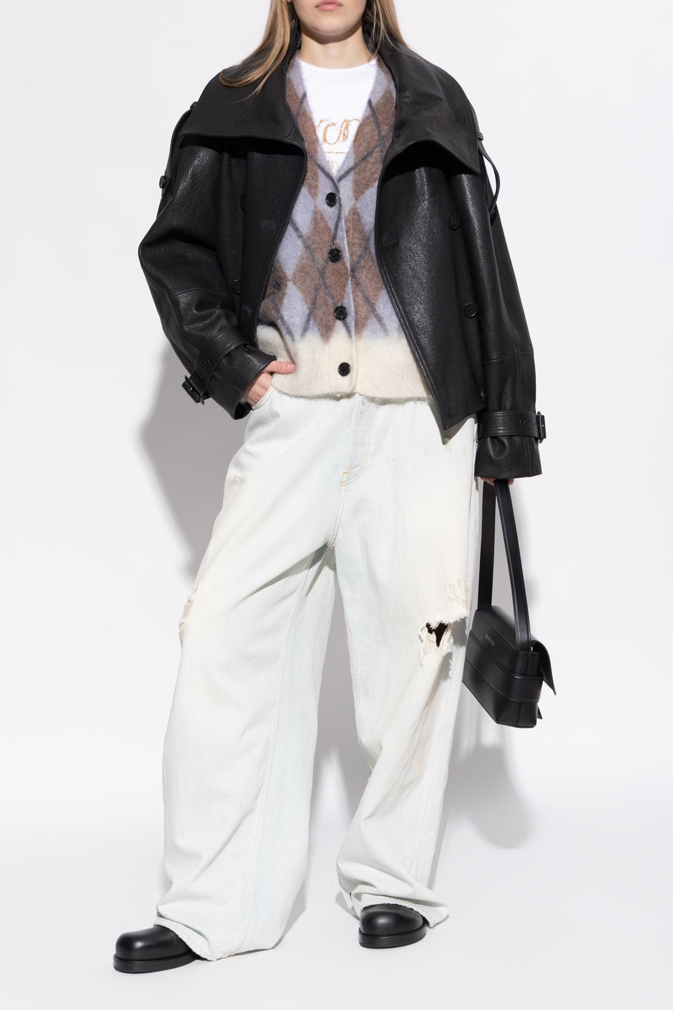 Acne Studios Logo Boots In Black