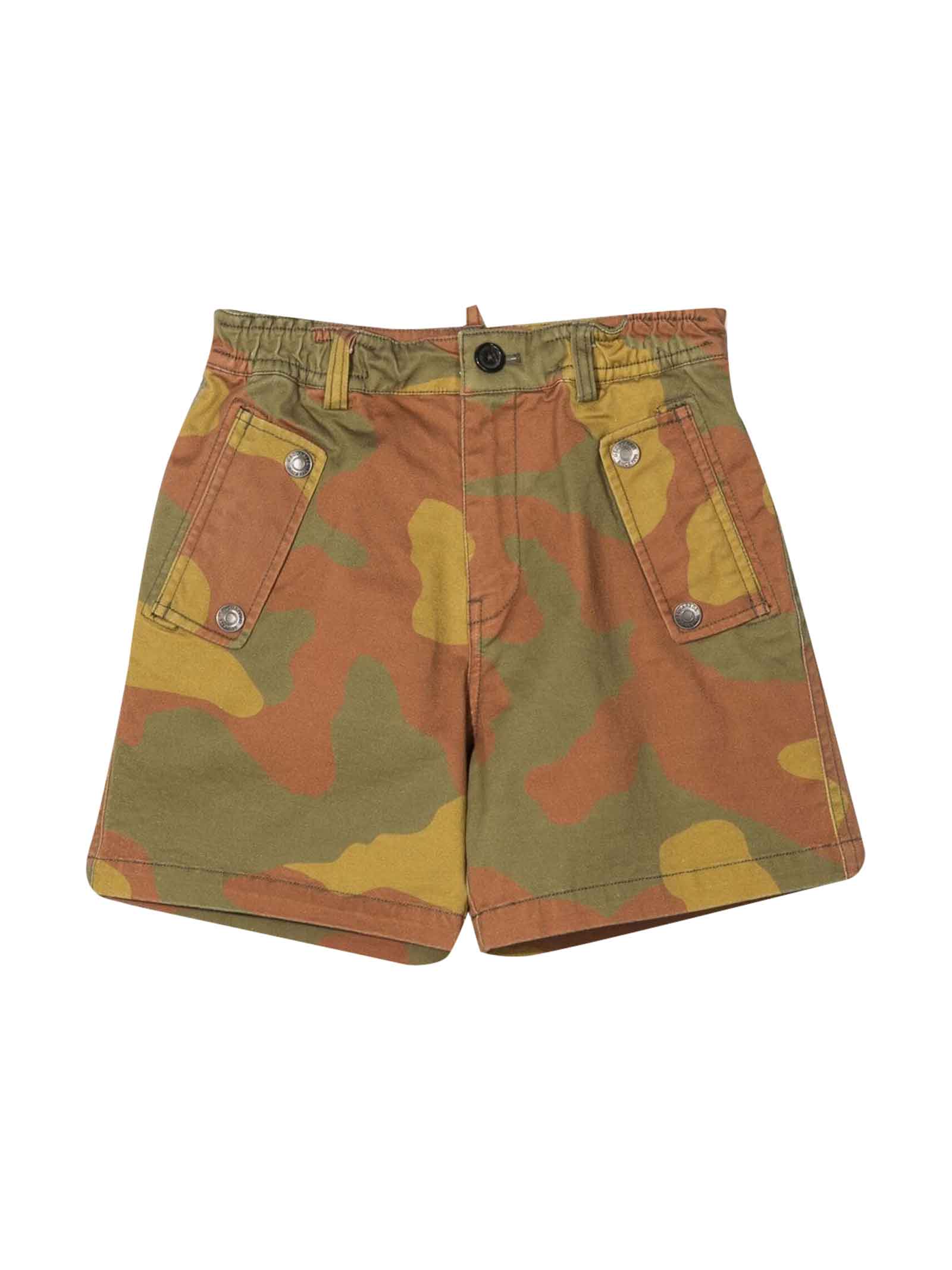 Dsquared2 Camouflage Bermuda Shorts