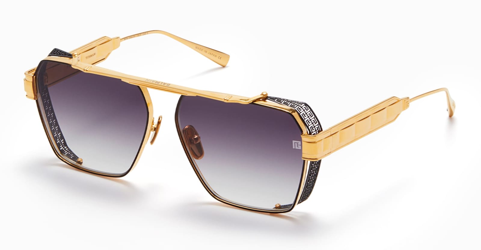 Shop Balmain Premier - Gold Sunglasses