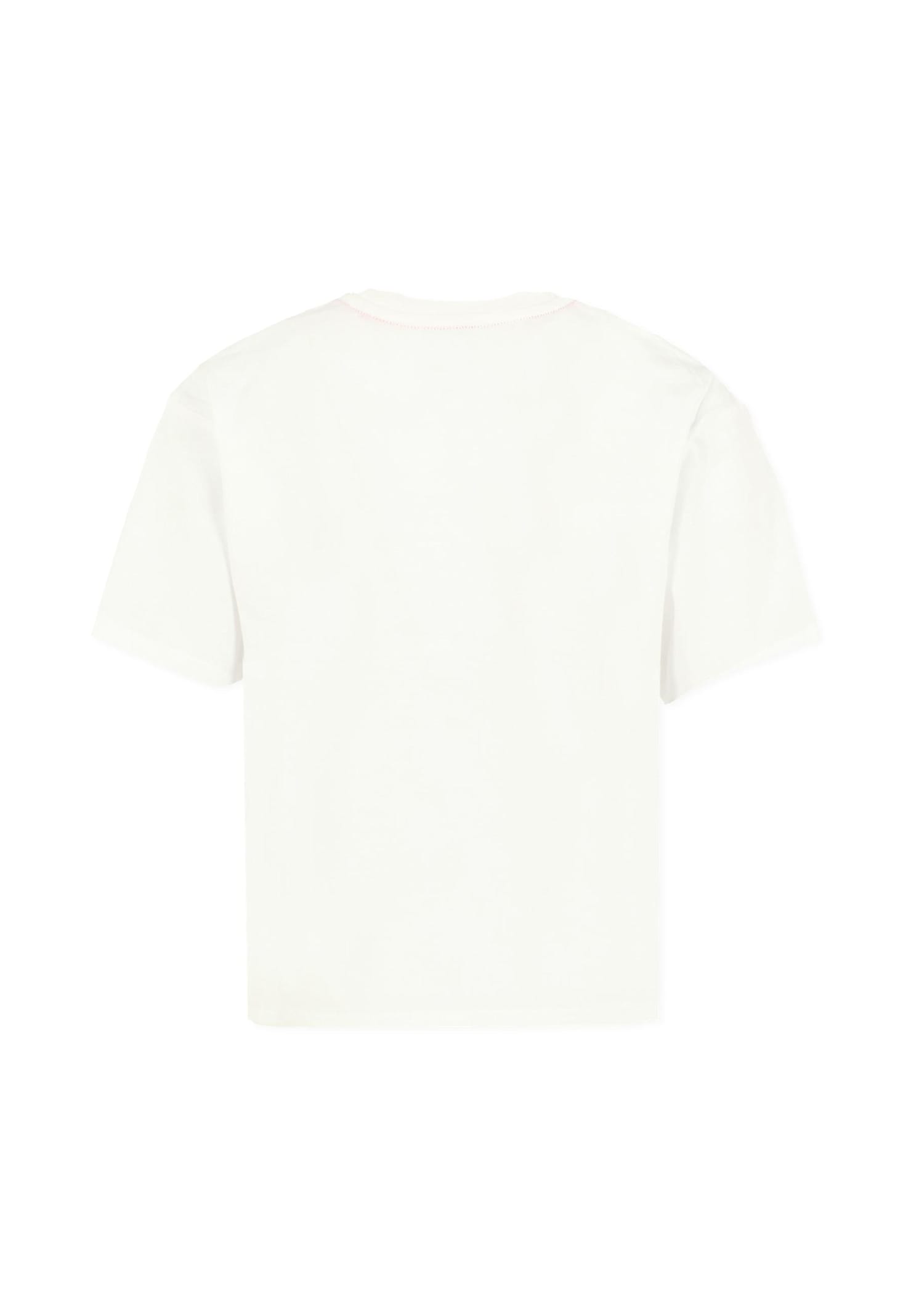 Marc Jacobs White T-shirt For Girl With Logo In White