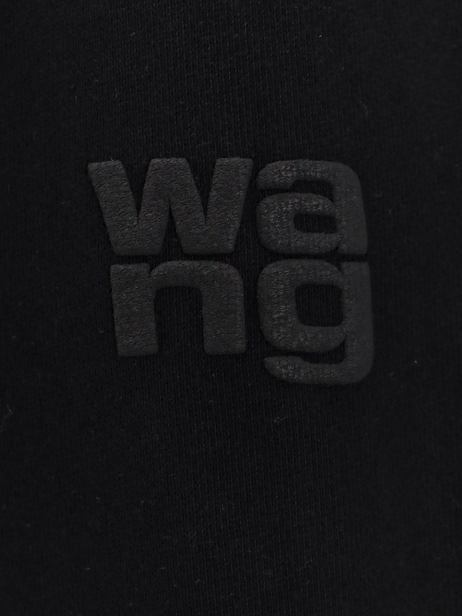 Shop Alexander Wang Logo Print Track Pants In Black