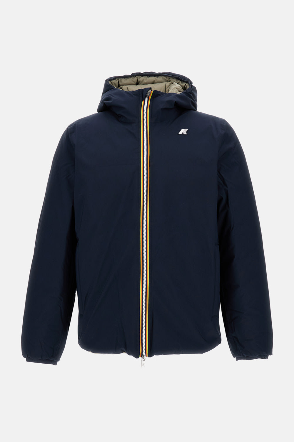 K-way Jack St Thermo Double Jacket In Blue