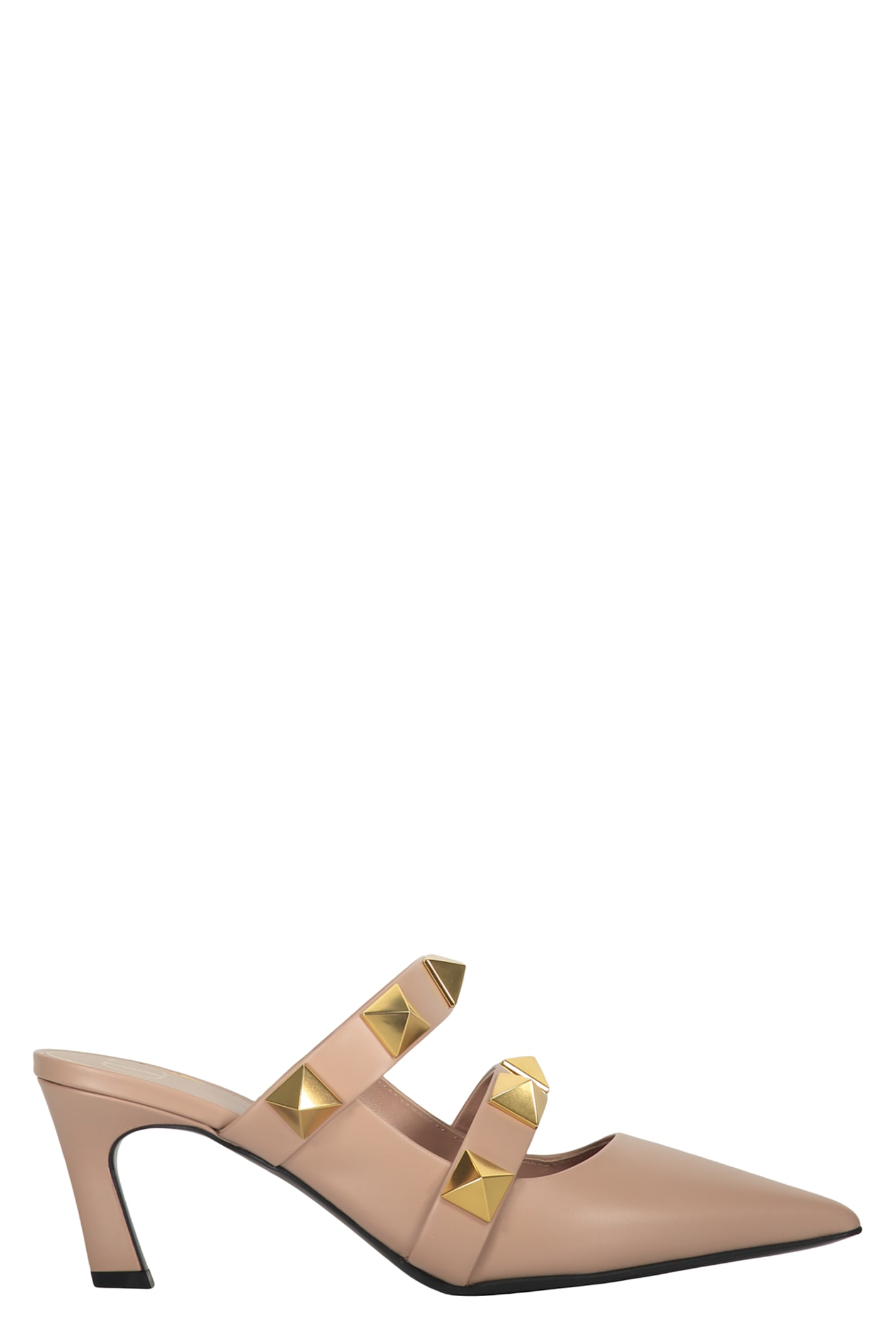 Valentino Elegant Pointed Sandals With Adjustable Heel In Multi