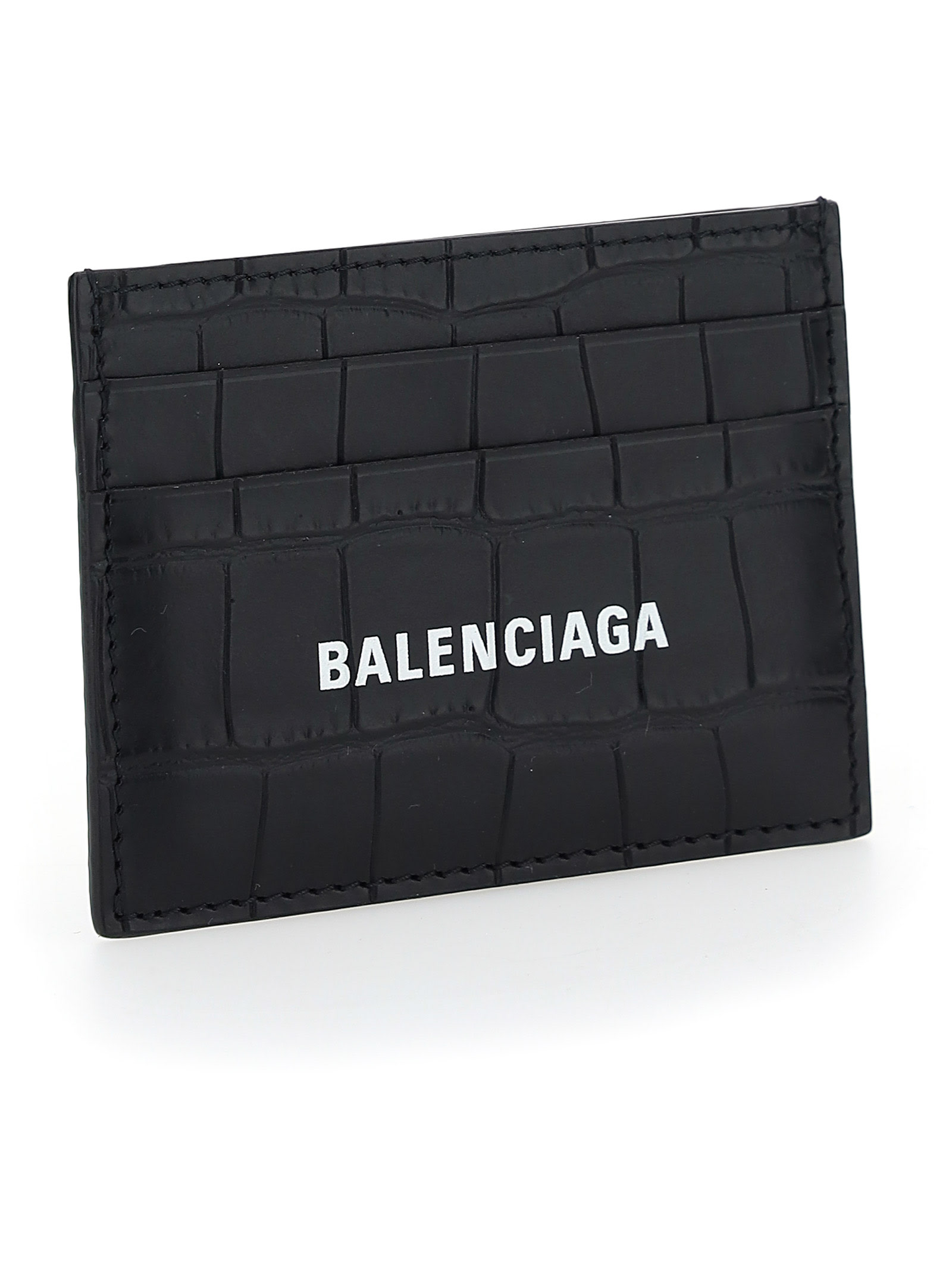Balenciaga Cash Card Holder In Black