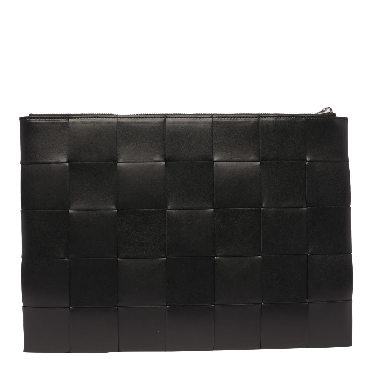 Shop Bottega Veneta Pochette Cassette Grande In Black