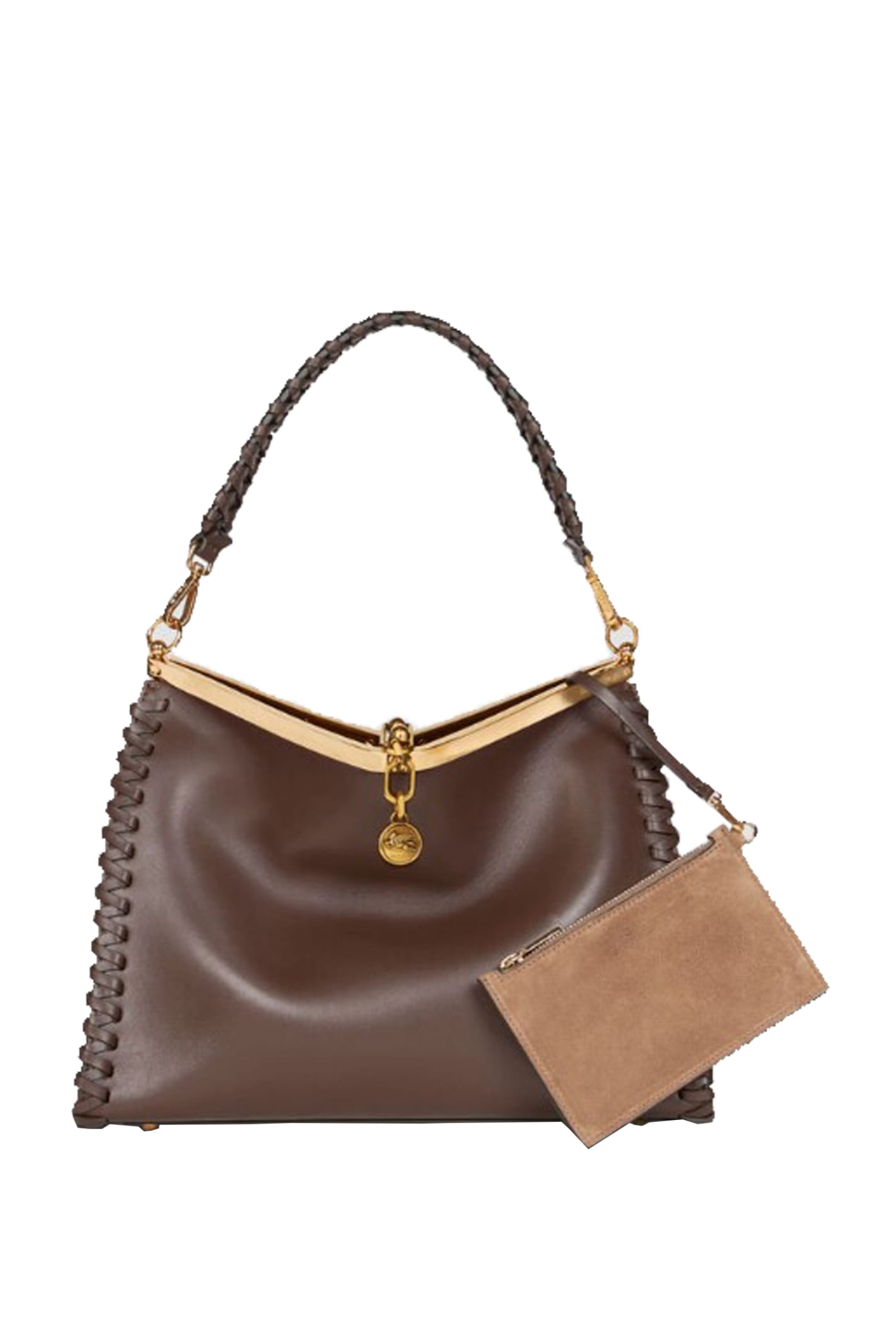 Shop Etro Shoulder Bag In Brown