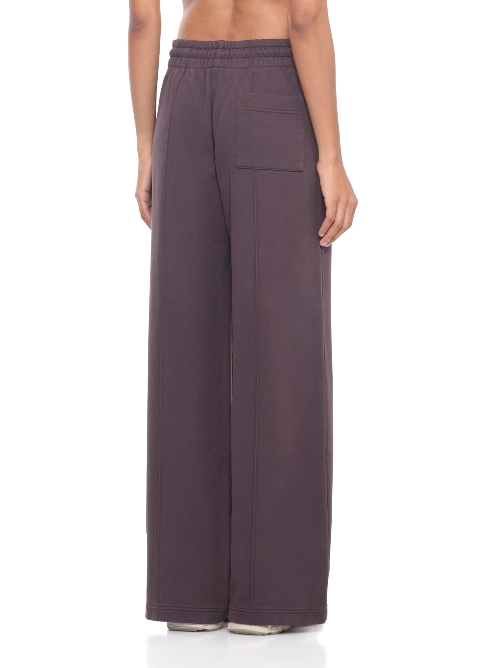 Casablanca Dragonfly Floral Embroidery Jogging Pants In Purple