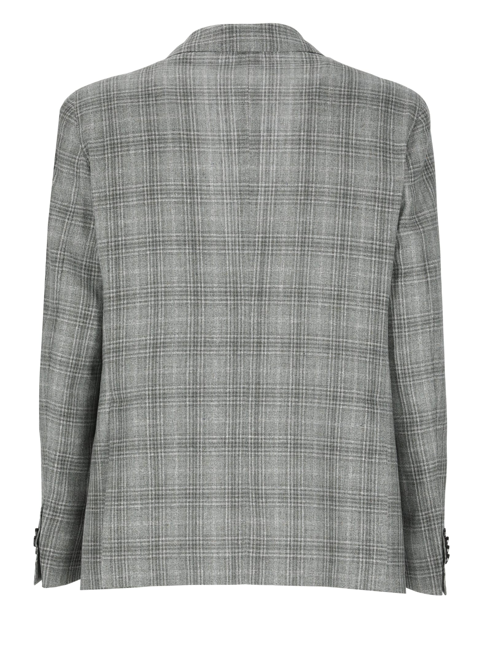 L.b.m 1911 Silk And Wool Jacket In Gray