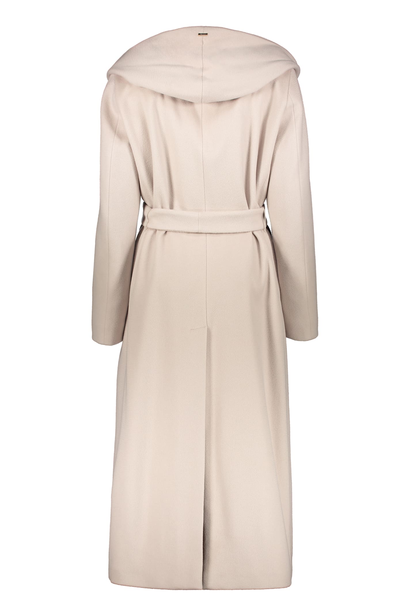 Herno Virgin Wool Coat In Gold