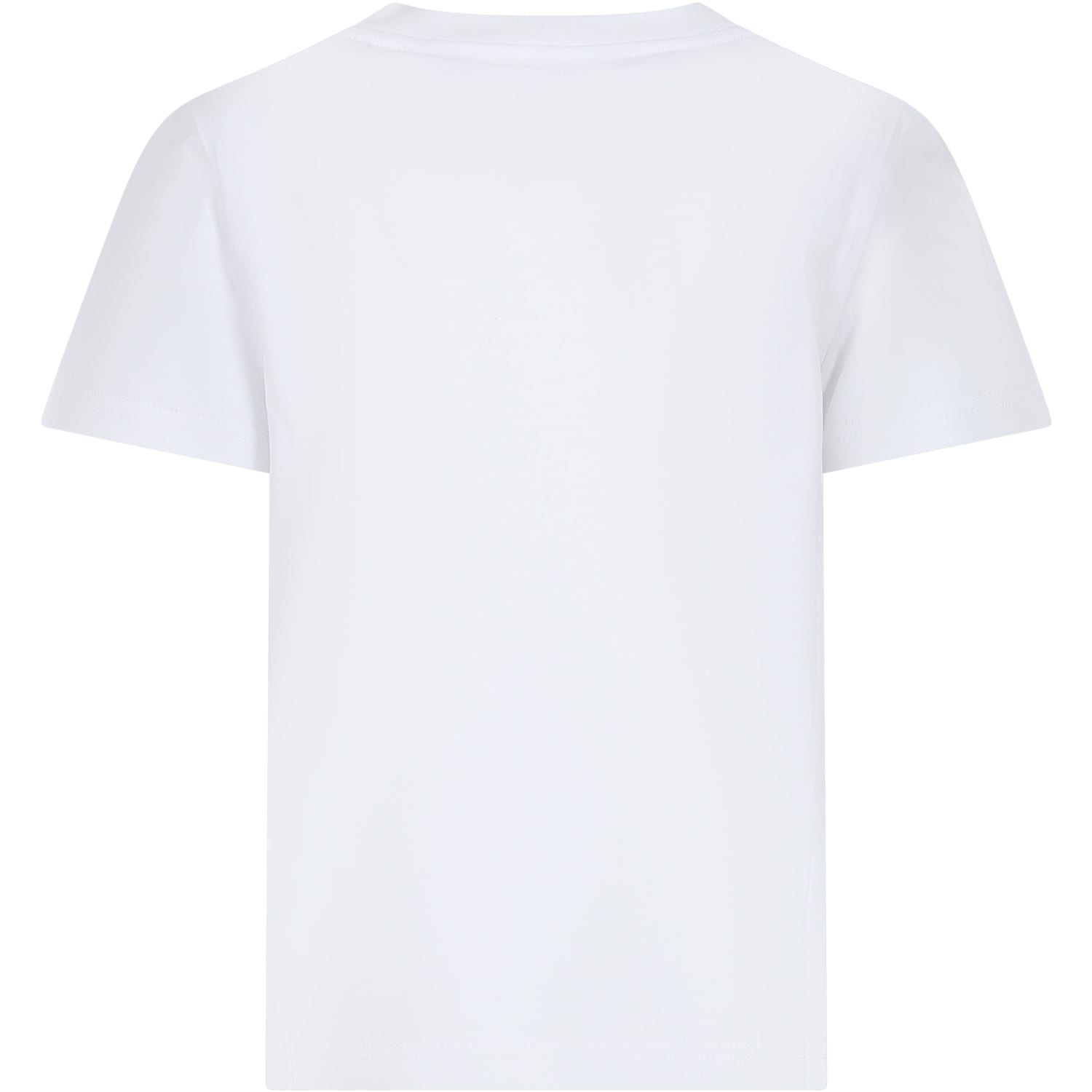 Shop Givenchy White T-shirt For Boy With Logo