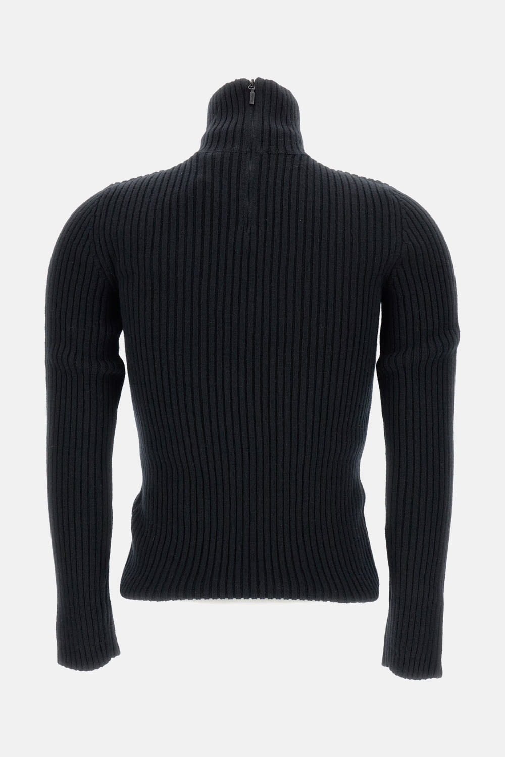 Max Mara Turtleneck Long-sleeved Sweater In Black