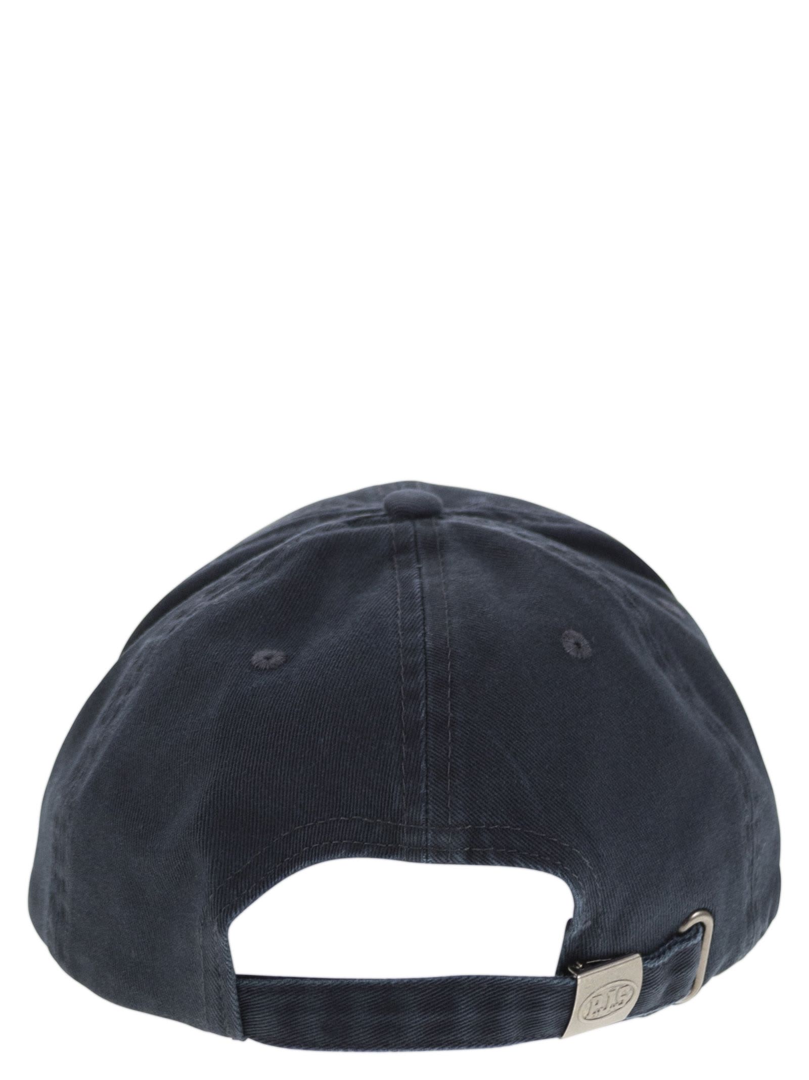 Shop Parajumpers Hat With Patch In Blue