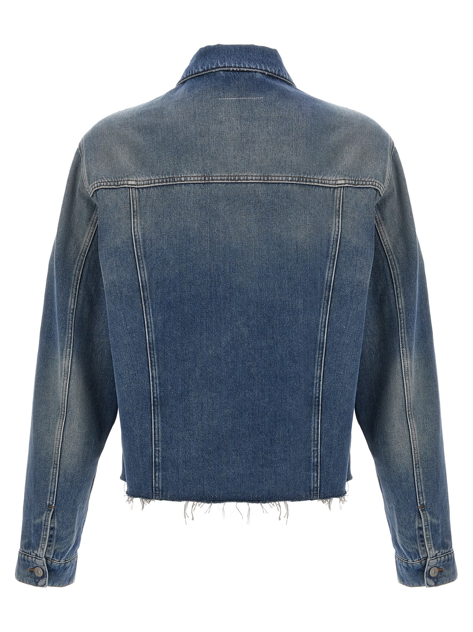 MM6 MAISON MARGIELA RAW CUT DENIM JACKET