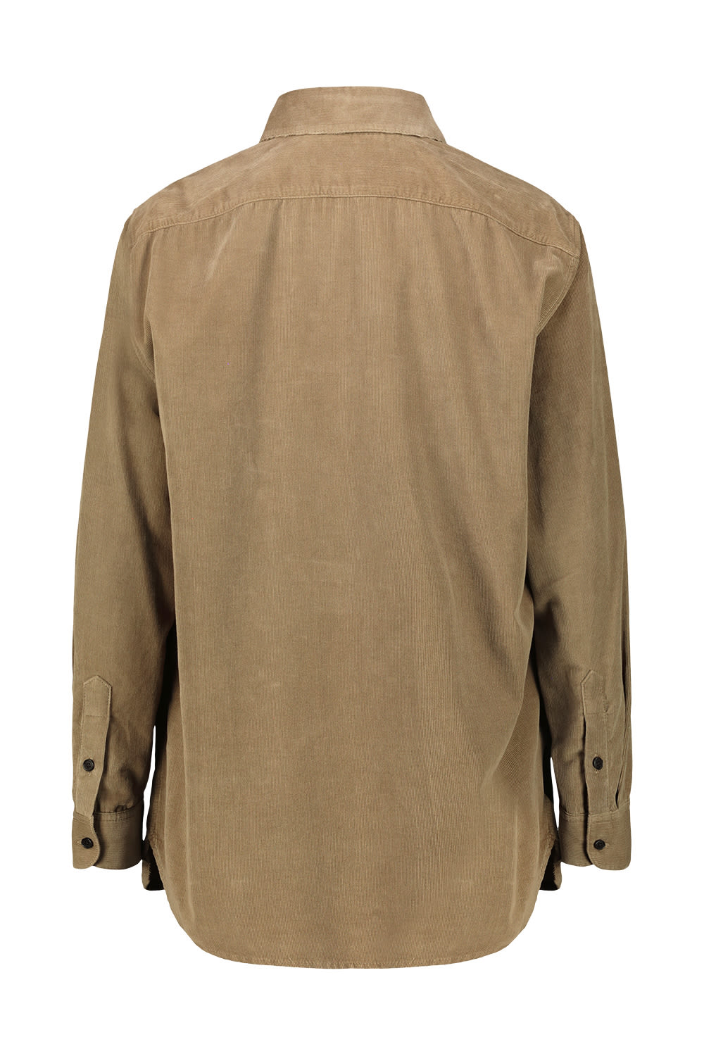 The Row Sisilia Shirt In Corduroy In Neutral