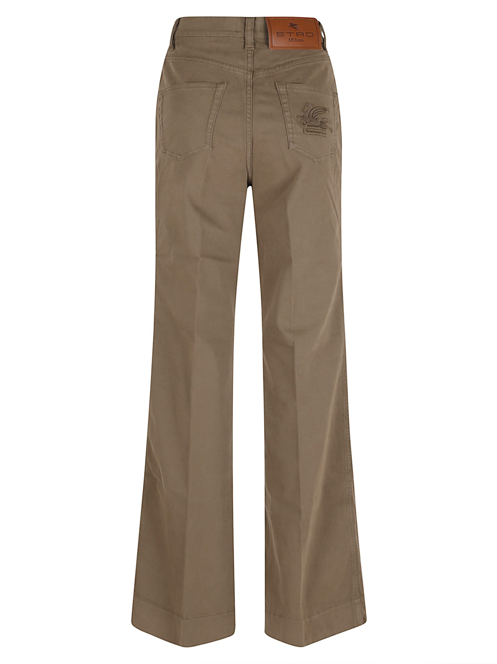 Etro Denim Jeans Woman In Brown
