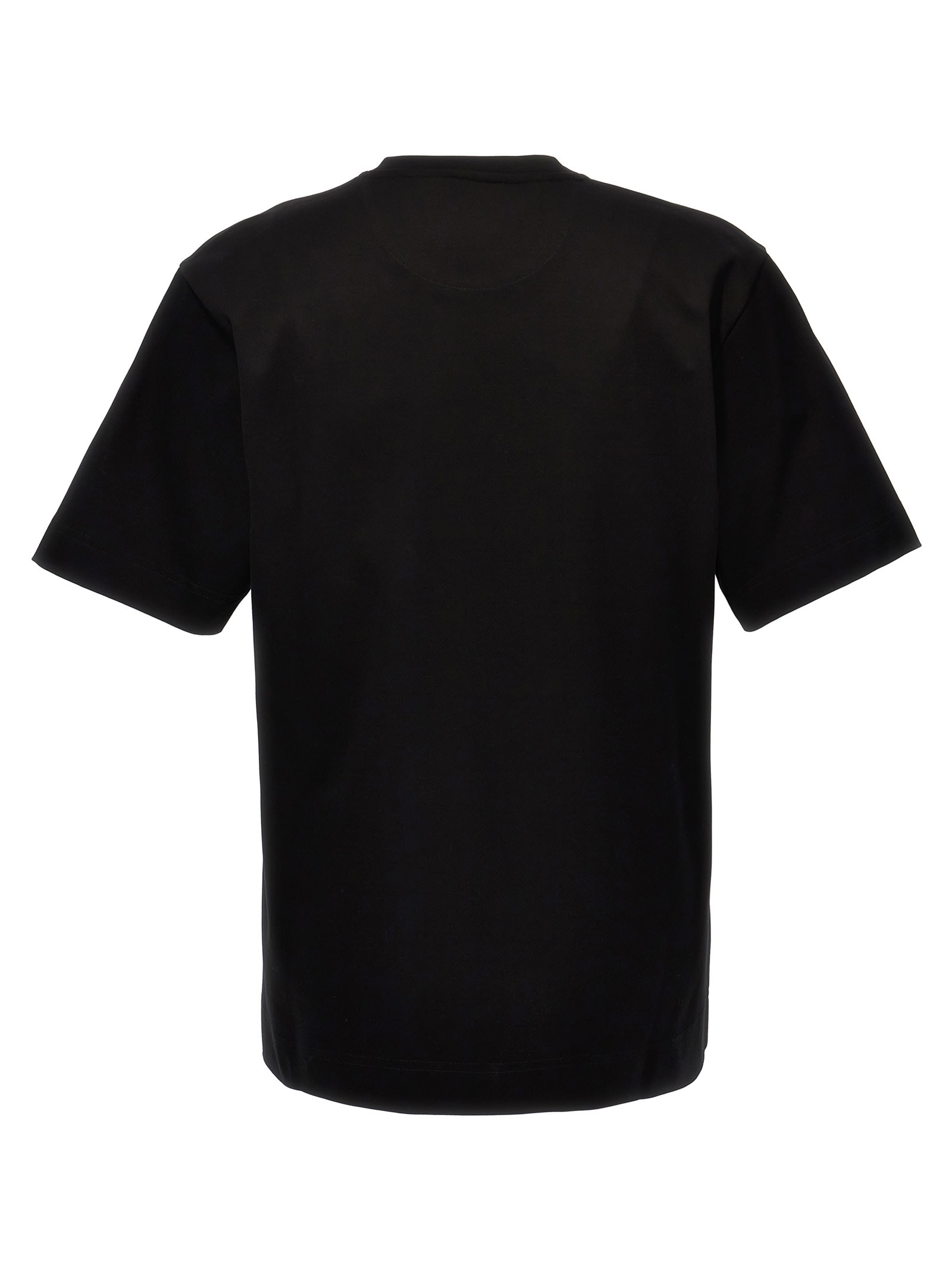 Shop Fendi Ff Eclissi T-shirt In Black