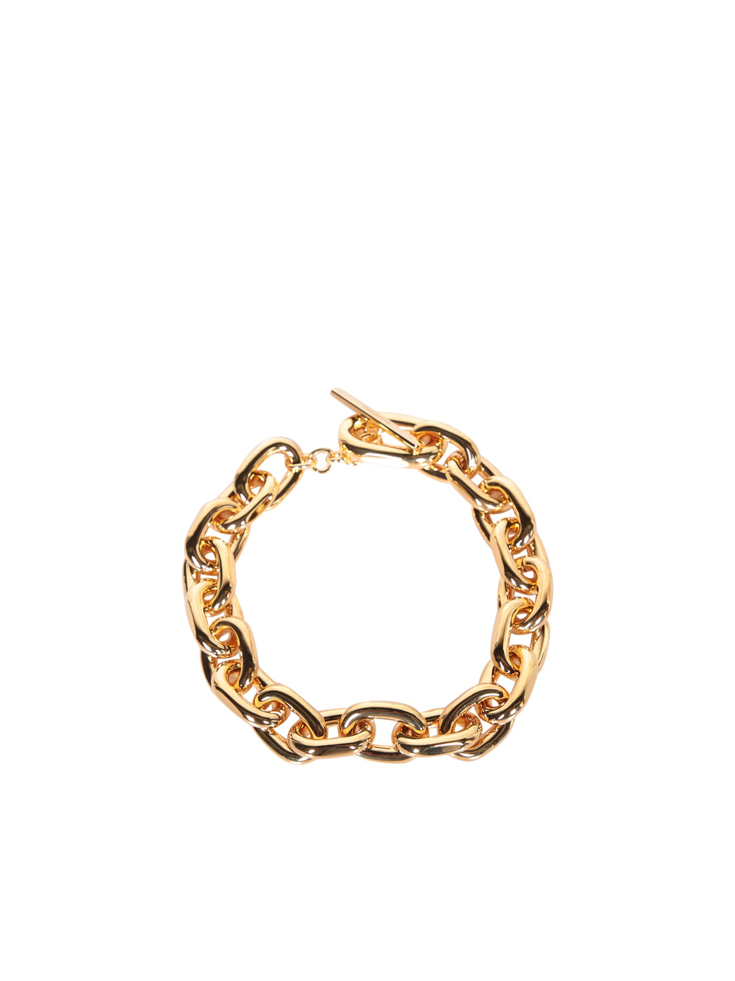 Rabanne Paco  Gold Link Chain Necklace In Metallic