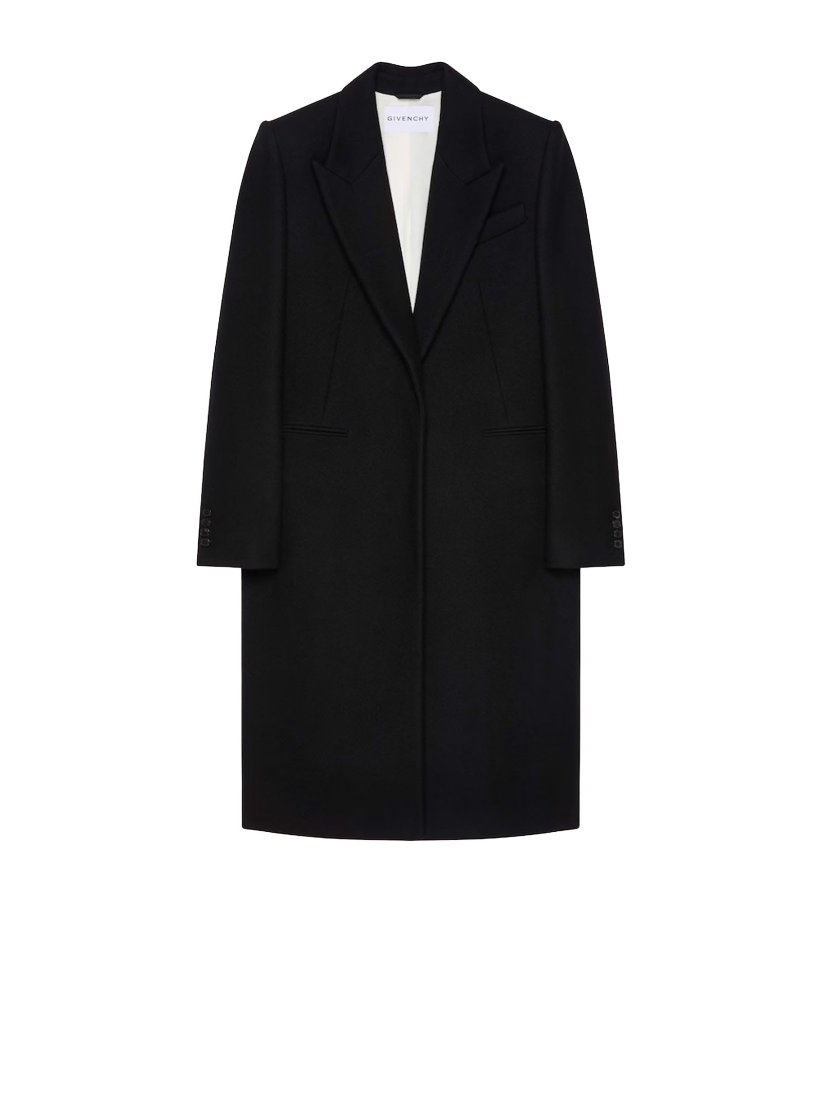 Givenchy Lapel Single-breasted Design Pockets In Black