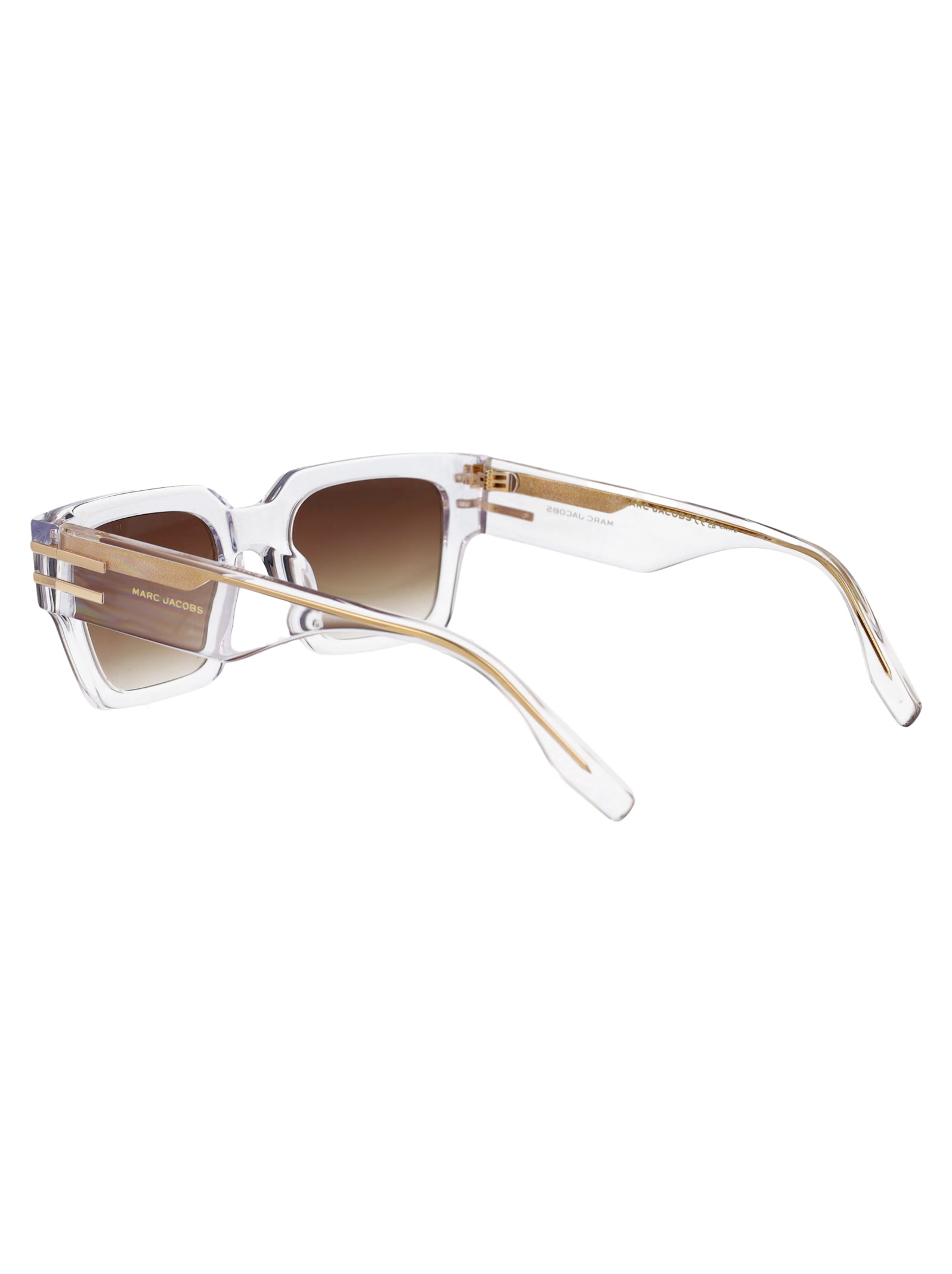 Marc Jacobs Square-frame Sunglasses In Metallic