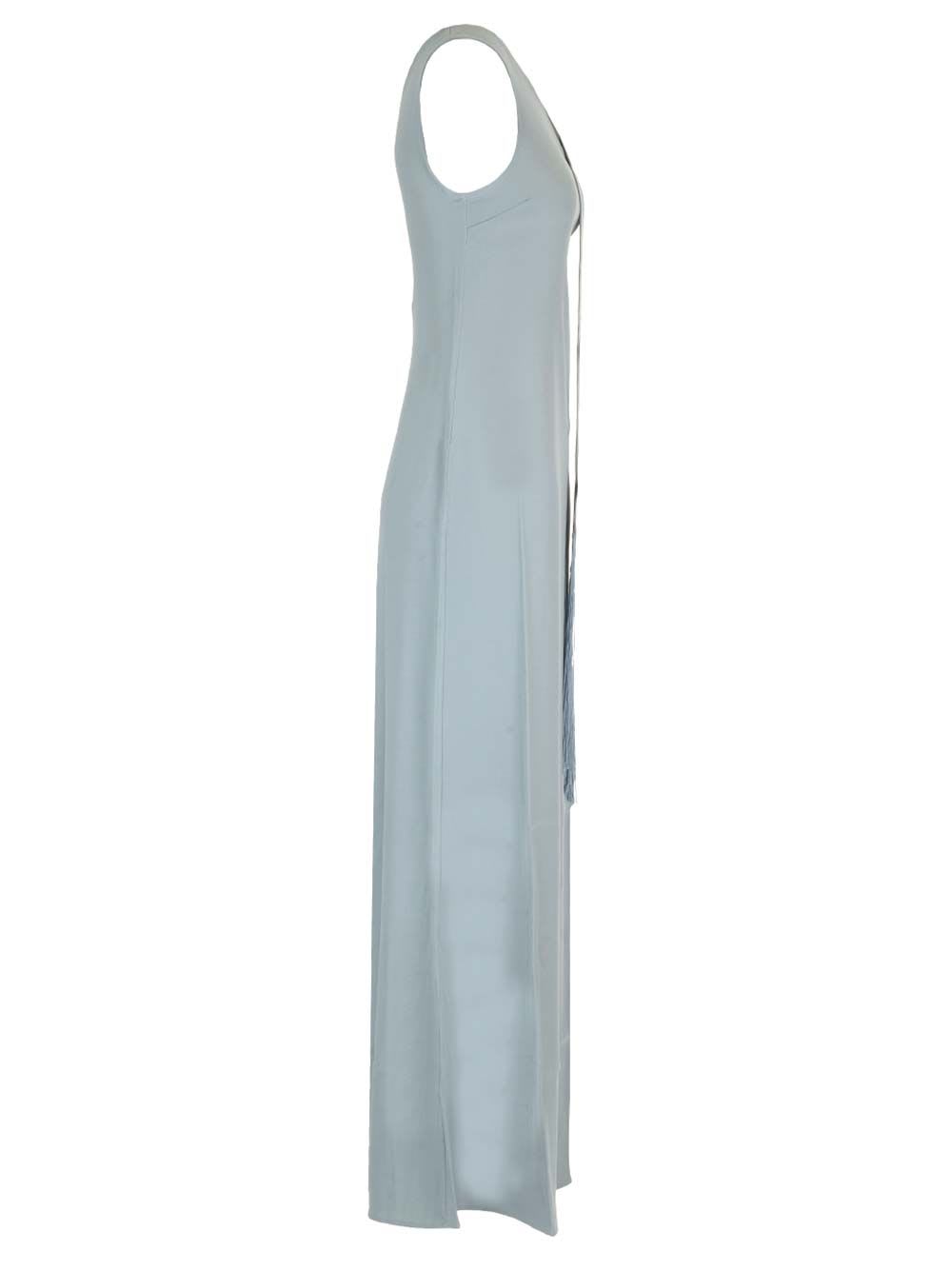 Shop Taller Marmo Caroline Long Dress In Light Blue