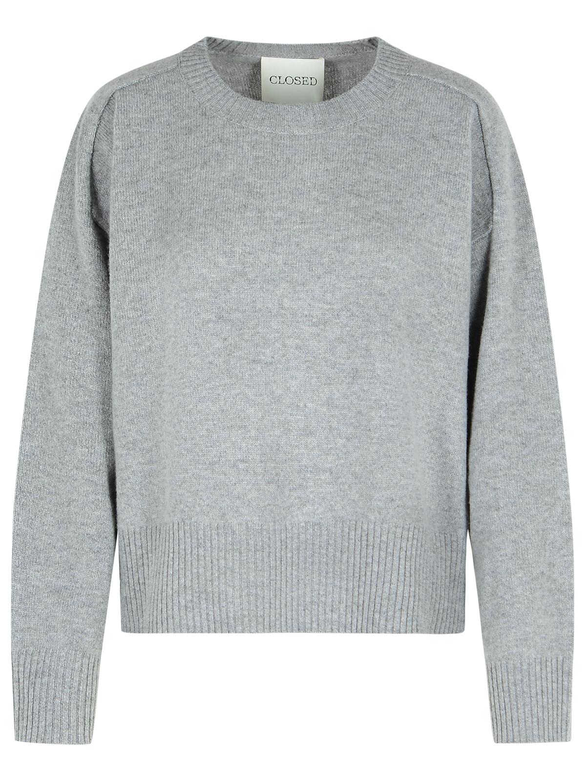 Closed Grey Wool Sweater In Gray
