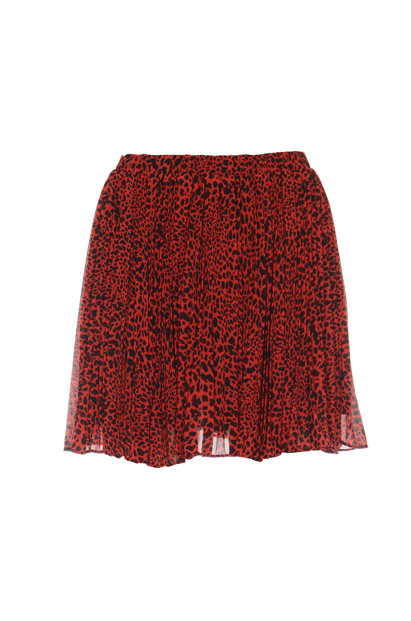 Michael Kors Elastic Waist Pleated Short Skirt