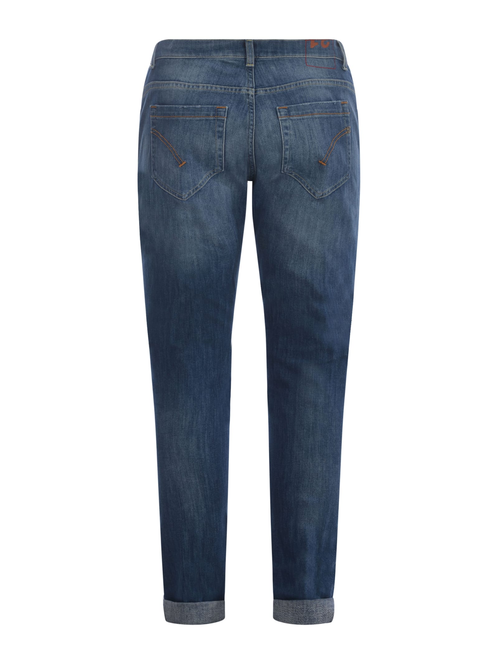 Shop Dondup Jeans  George In Denim Stretch In Blue