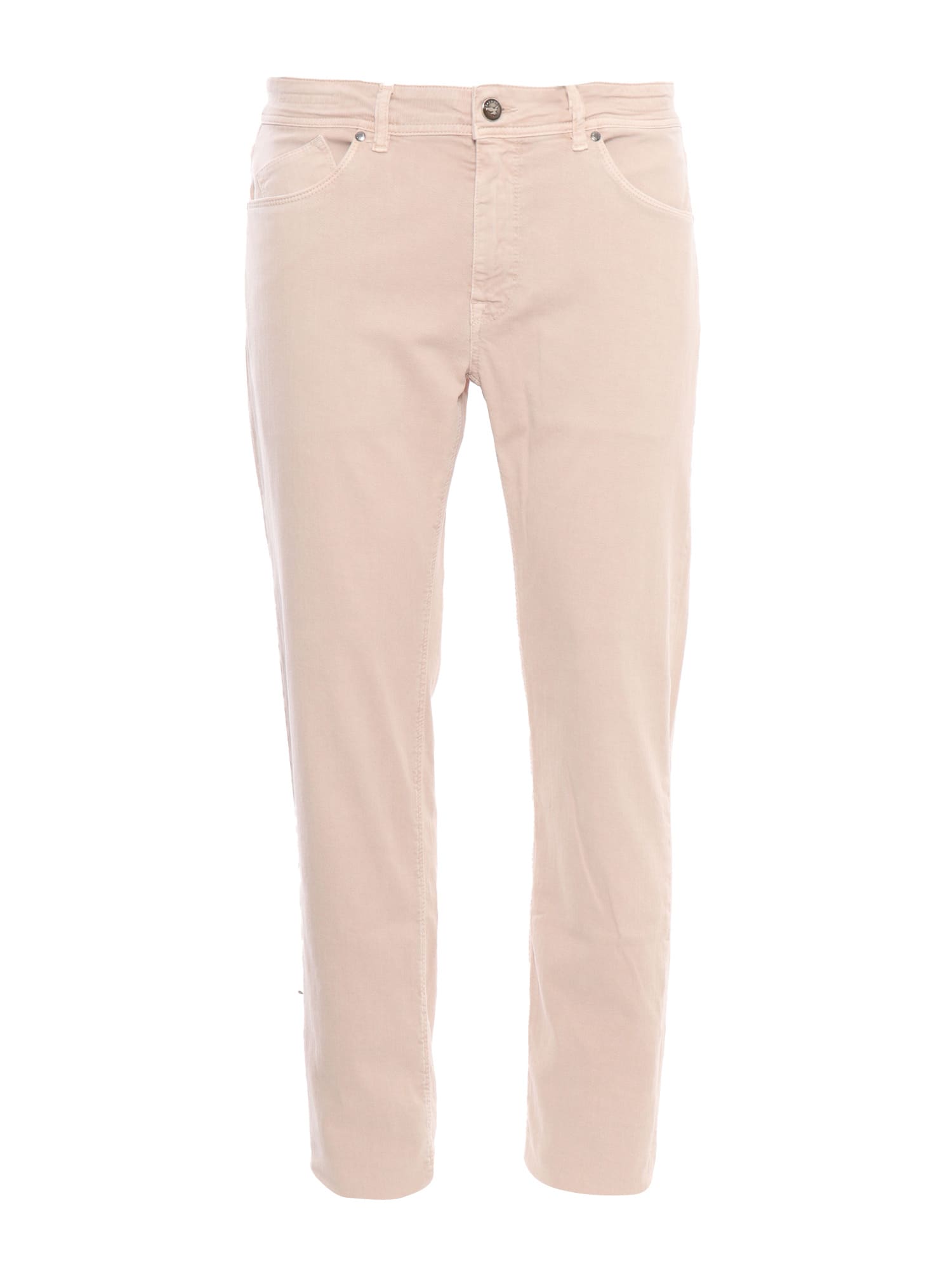 Shop Barmas Pink Undertone Denim Trousers