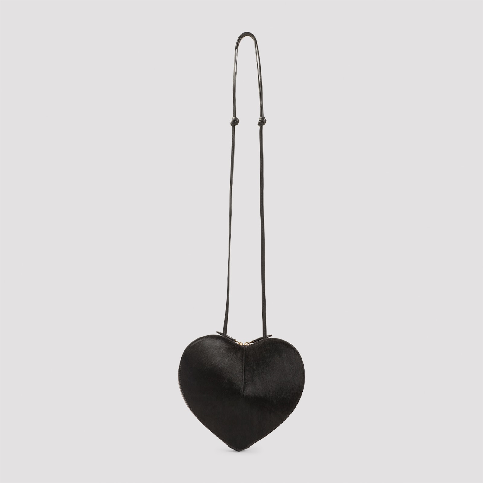 Alaïa Rigid Heart Shaped Shoulder Bag With Hardware In Brown