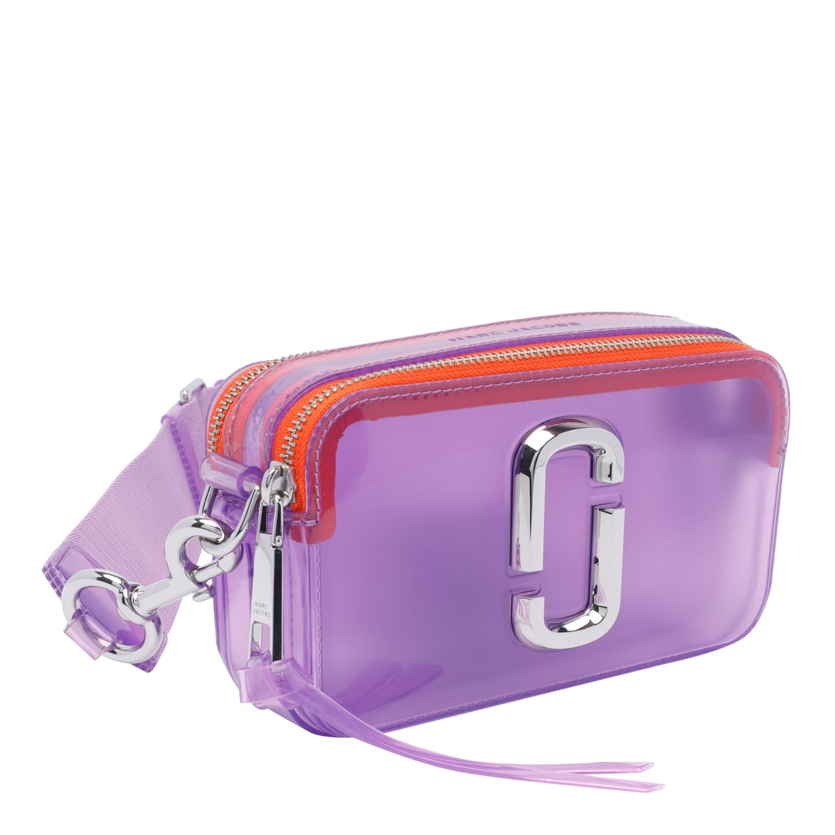 Shop Marc Jacobs The Snapshot Crossbody Bag In Lilac