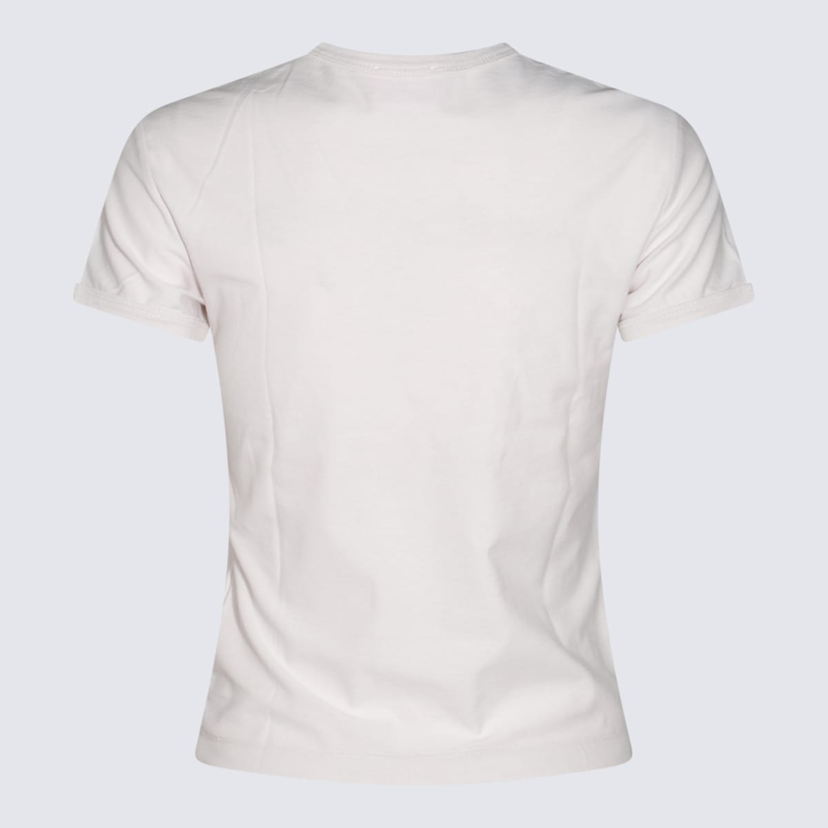 Shop Diesel White Cotton T-shirt