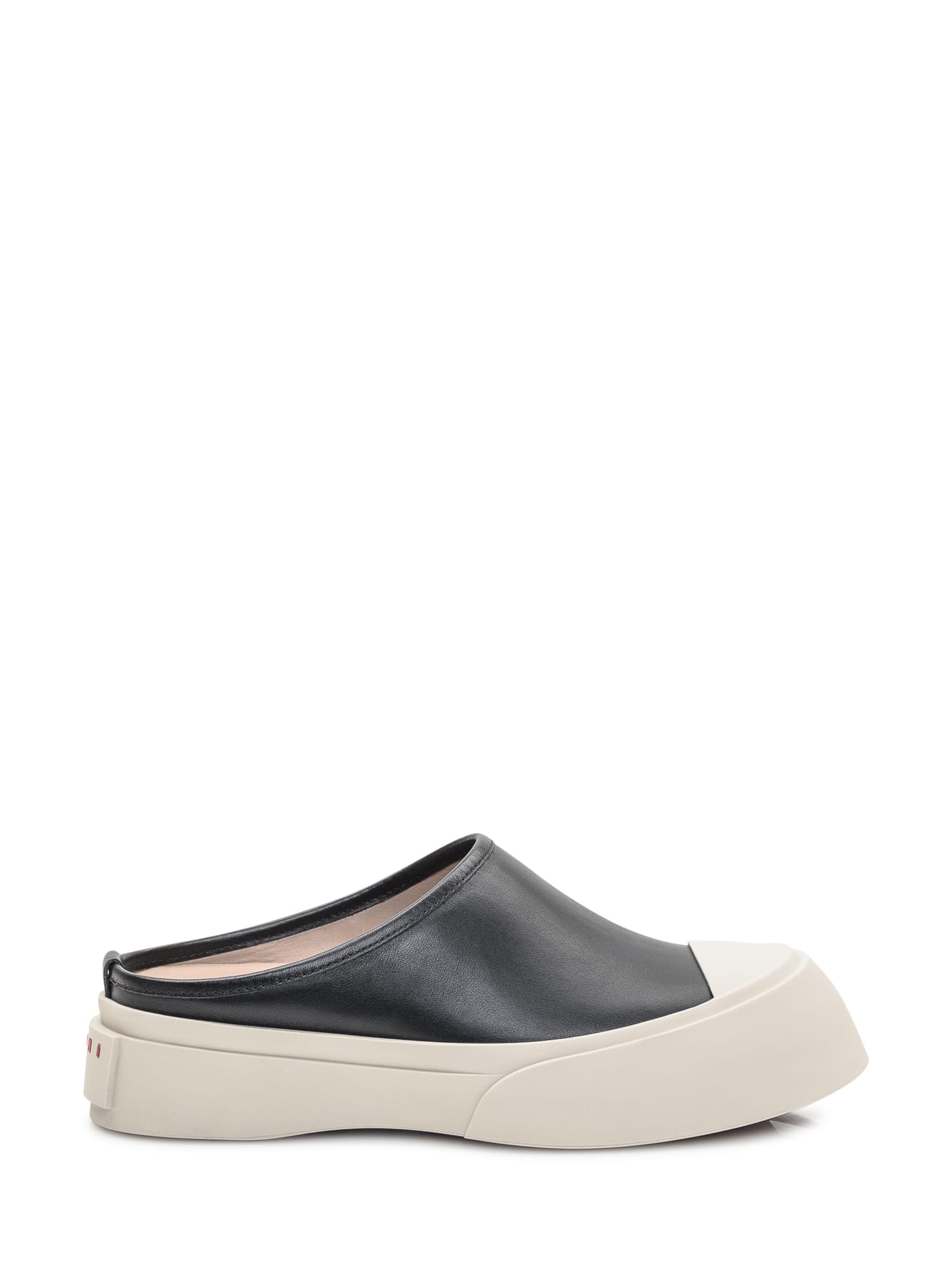 Marni Black Pablo Sabot Slip-on Loafers In Black