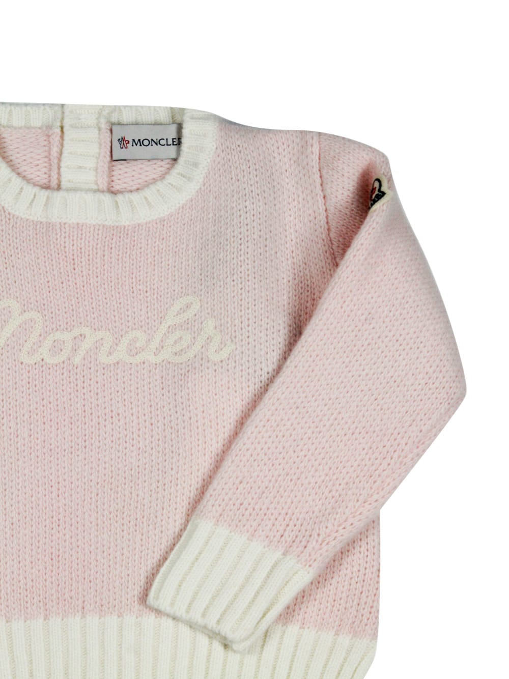 Shop Moncler Sweater In Pink